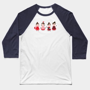 Spanish Flamenco Dancer (9) Baseball T-Shirt